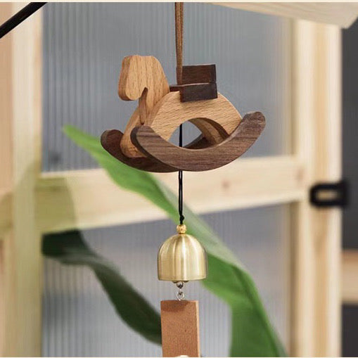 Pony Wind Chime Wooden DIY Crafts