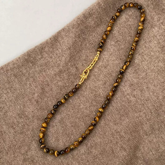Natural Tiger Eye Necklace | Special Design for Women
